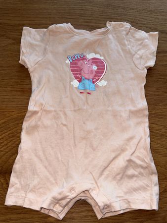 Sommer Body, Gr. 74/80, Peppa Pig, rosa, Top Zustand!
