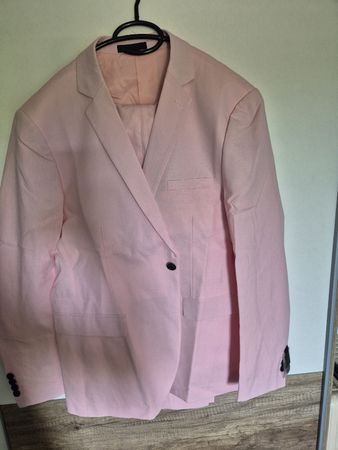 Herren Anzug rosa Grösse L neu