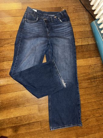 Wide leg jeans