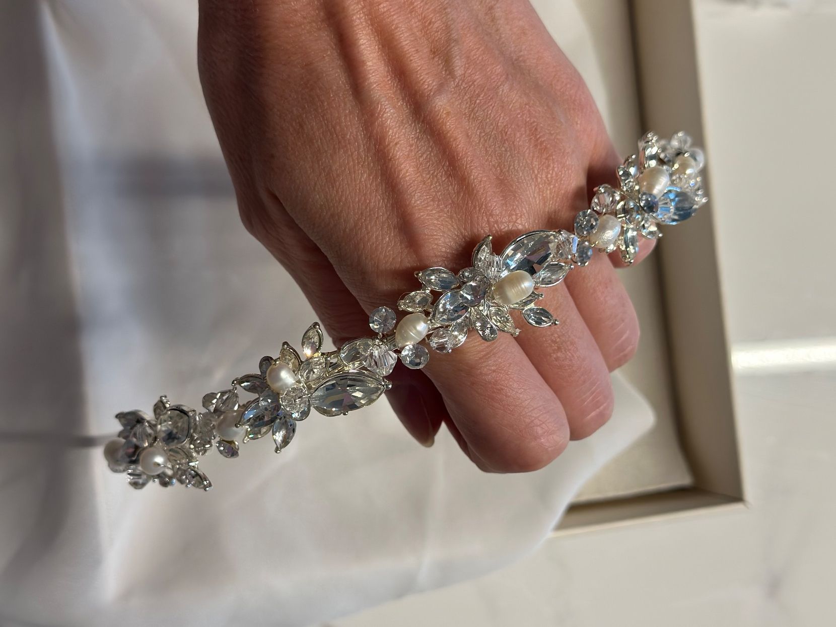 Accessori per capelli: Tiara Diadem Hochzeit – Nuovo (secondo la descrizione) da Rothenburg venduto da cel_q868 1