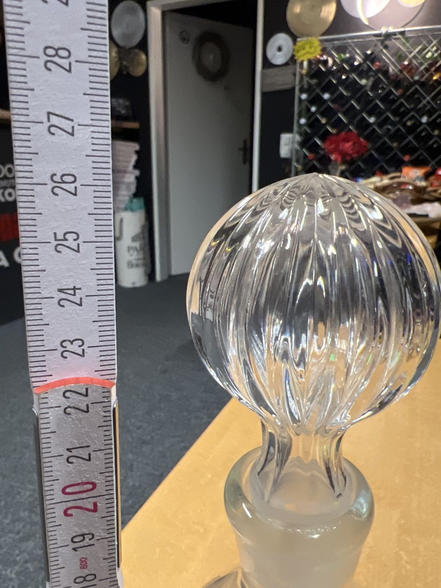 Caraffe: Kristall Karaffe mit Stopfen, graviert – Usato da Rorschach venduto da TrendyDeals 4