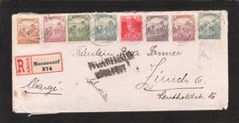 Zensur: Magyar Kir Posta , R Meczenzéf - Zürich , 18.11.1912