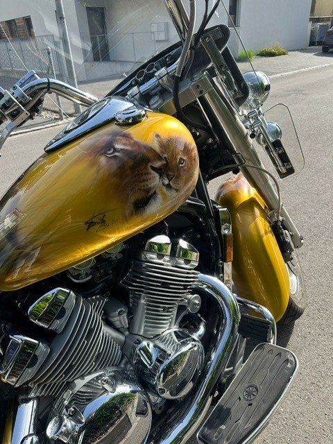 Yamaha Chopper: Yamaha Royal Star XVZ 1300A, Löwendesign – Usato da Heimberg venduto da Skicross86 7