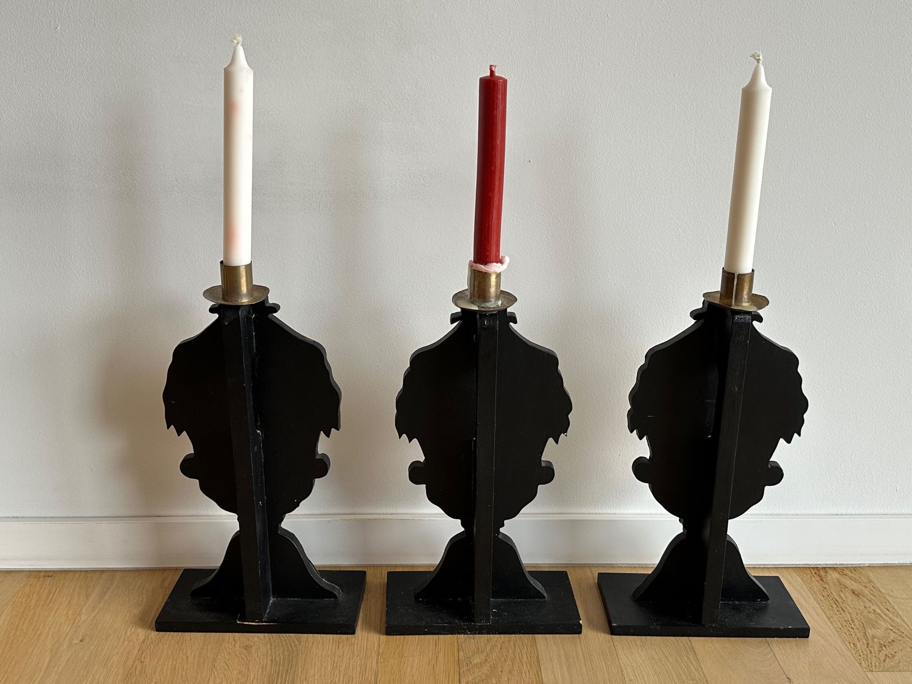 Kerzenständer: Vintage Kerzenständer – 3er Set – Gebraucht aus Basel von Rouge. 4