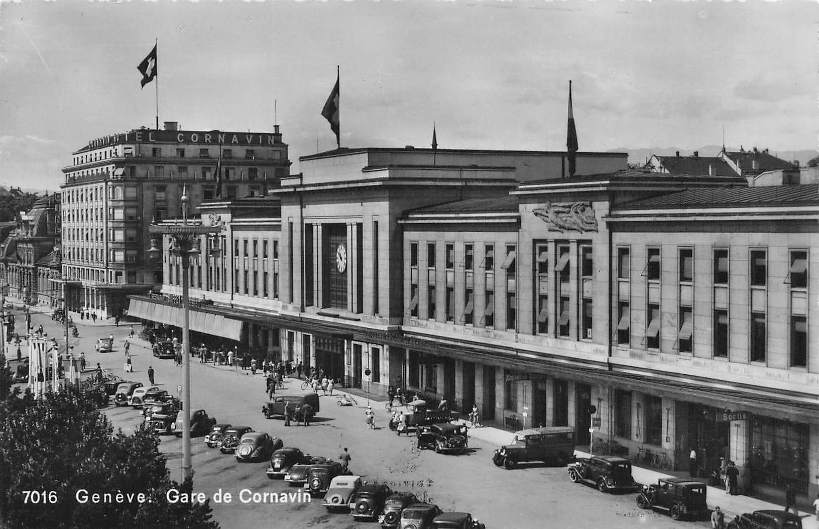 Cartoline postali: Genf (GE) – Bahnhof Cornavin Oldtimer – Usato da Biasca venduto da Blenio71