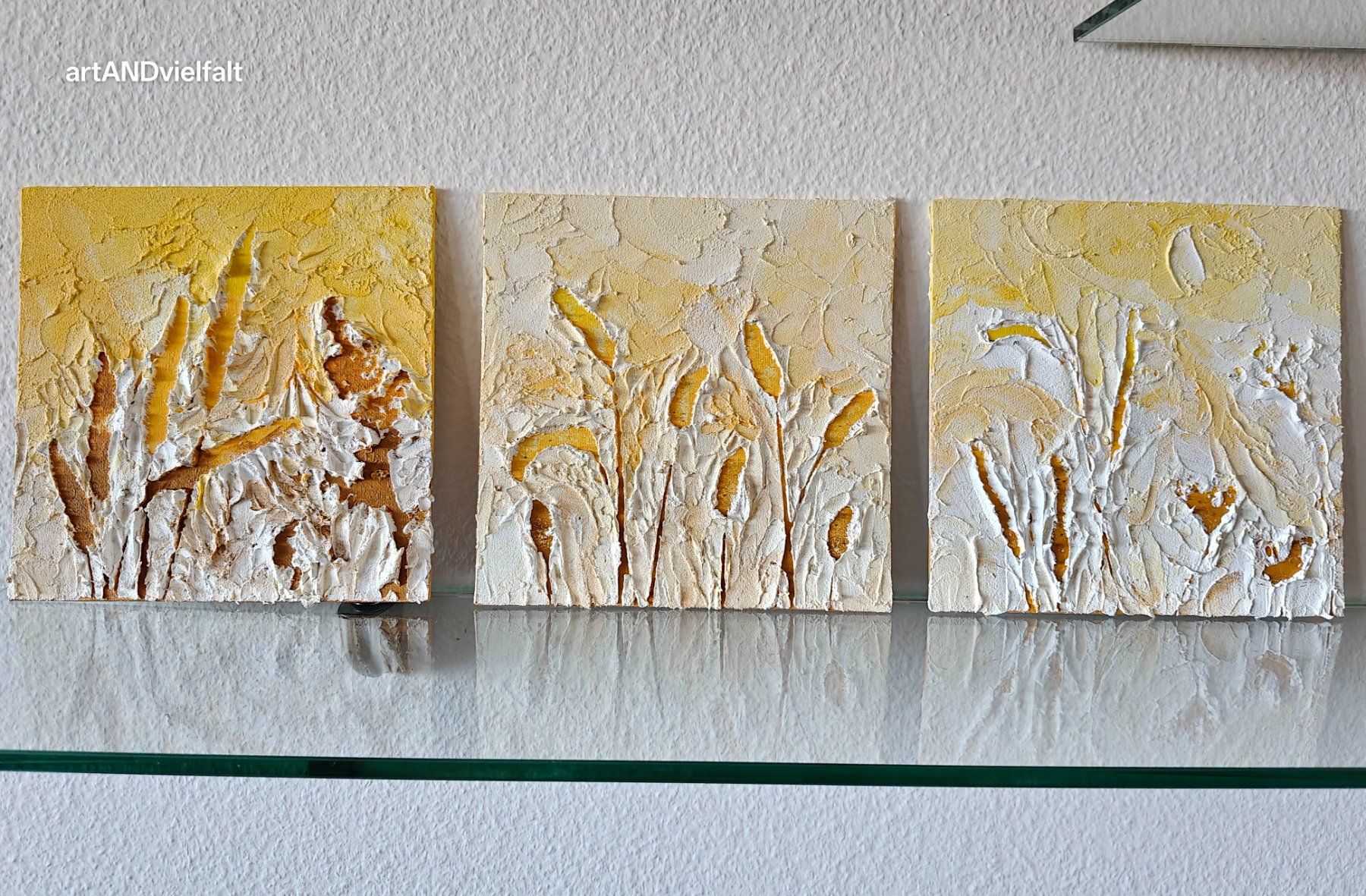 Gemälde: Gemälde Acryl, auf dem Feld – Neu und originalverpackt aus Winterthur von GDaniela