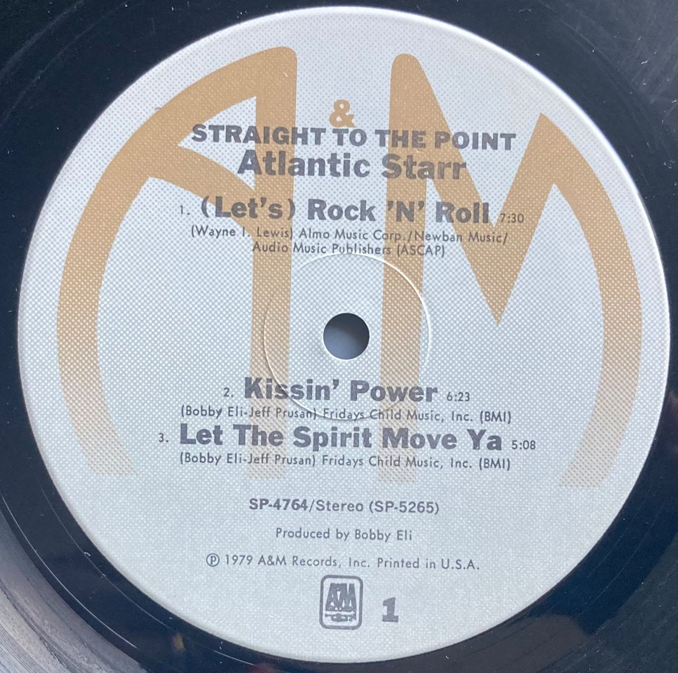 Dischi in vinile: ATLANTIC STARR - STRAIGHT TO THE POINT – Usato da Poliez-Pittet venduto da Newtown-Records 3