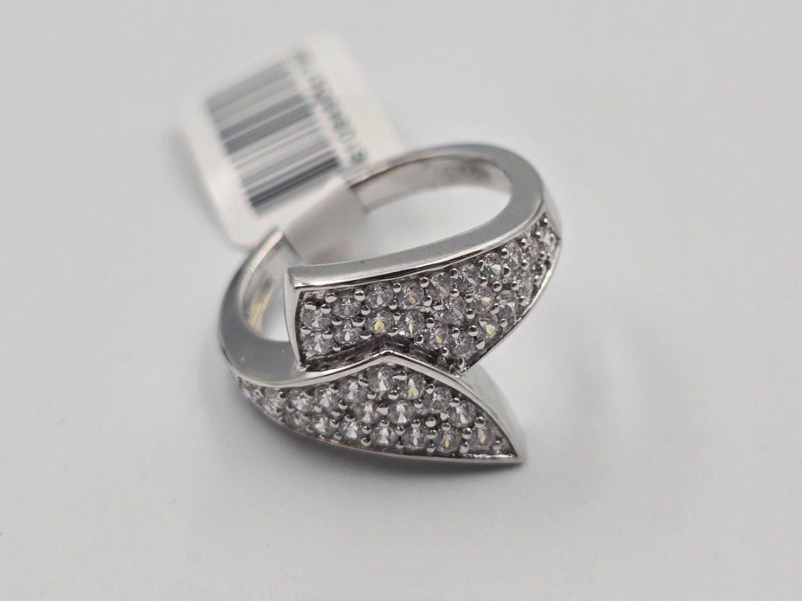 Anelli: Ring Silber 925 Zirkonia Gr. 52 – Nuovo e nell'imballaggio originale da Zug venduto da gold.schmuck 2