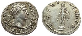 TRAJAN AR Denarius (101-102 AD) - Hercules