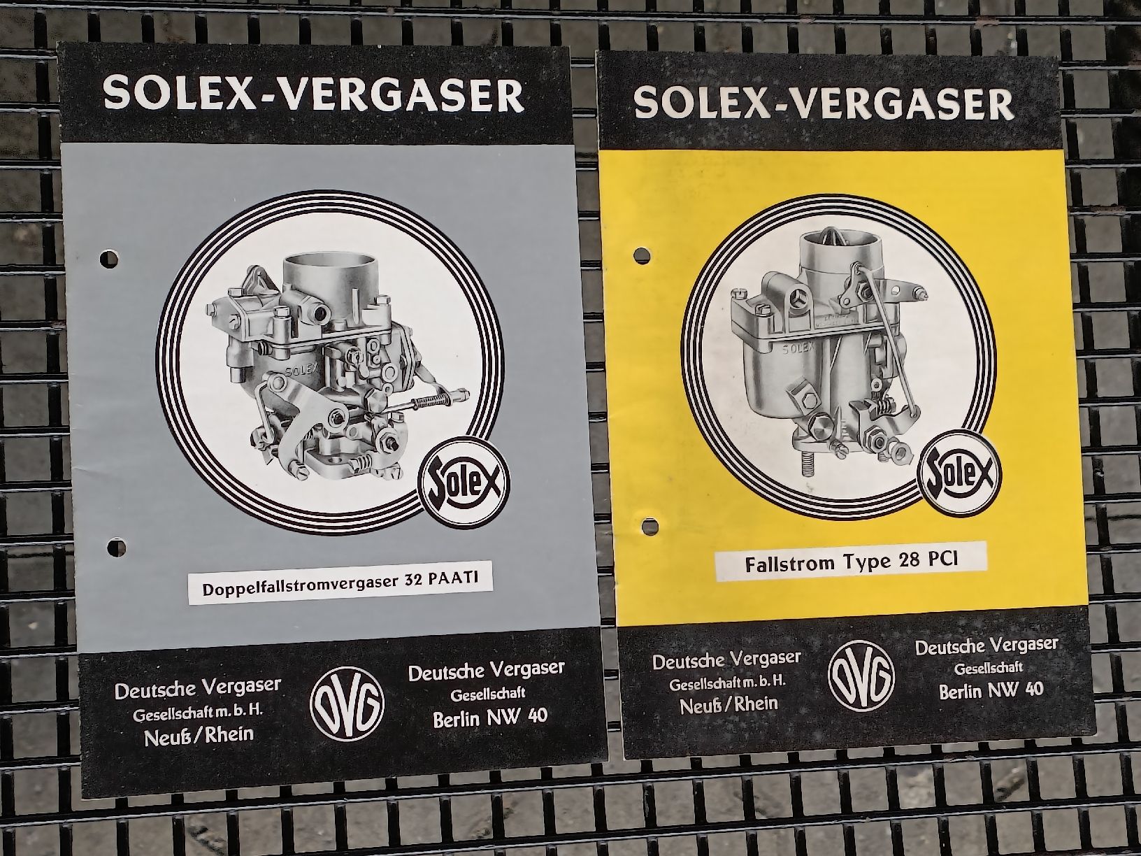 Solex Parti ricambio per ciclomotori: Anleitung SOLEX Vergaser Fallstrom - Doppelfallstromvergaser – Usato da Brugg AG venduto da Ente015