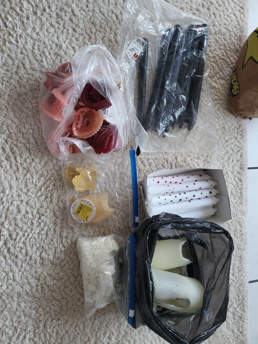 Candele: 3.5 kg Kerzenwachs/ Wachs gemischt – Usato da Felben-Wellhausen venduto da Brummbaer90
