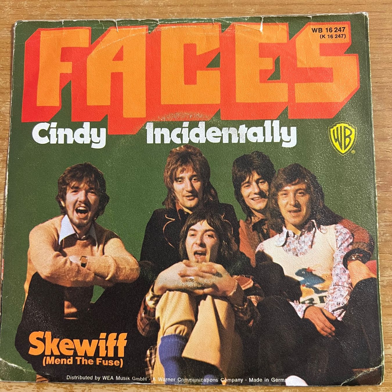 Schallplatten: Faces - Cindy Incidentally / 1. D-Press. 1973 – Gebraucht aus Gais von soundcave57