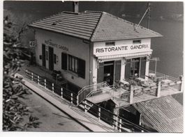 GANDRIA Dogana - Ristorante Gandria - Vespa - Tanksäule