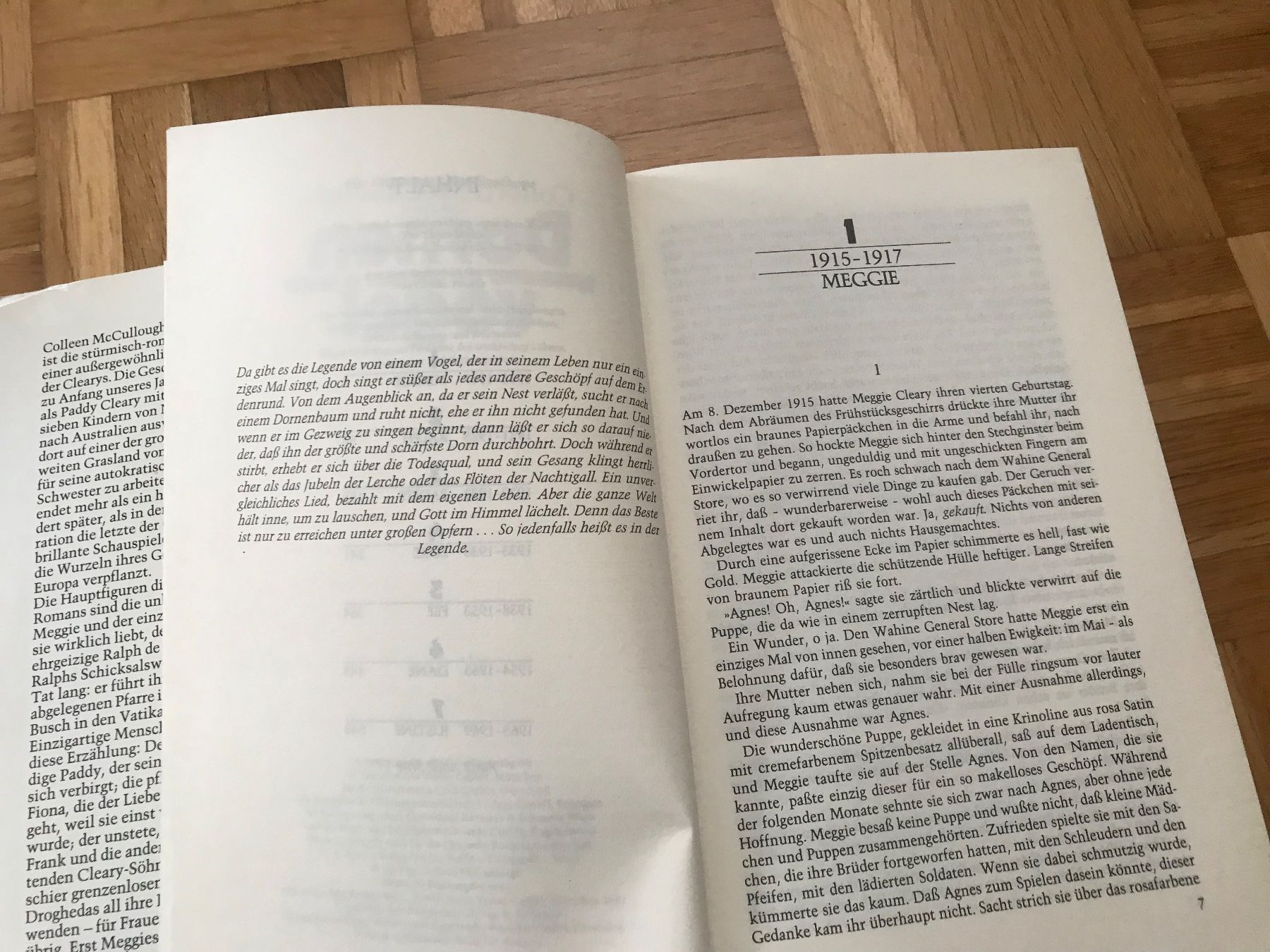 Libri: Colleen McCullough - Dornenvögel – Usato da Emmenbrücke venduto da Hathor123 9
