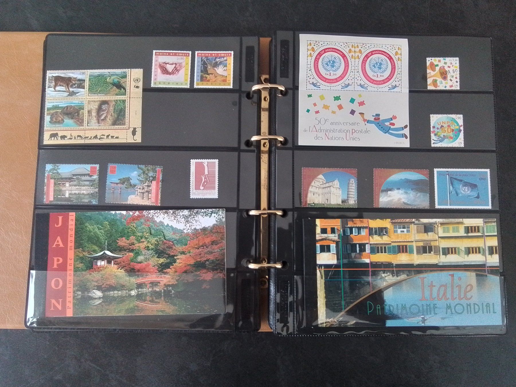Alle Briefmarken: Sammlung UNO Genf inklusive 12 Markenhefte Postfrisch – Gebraucht aus Reichenburg von Pipo-67 4
