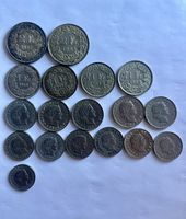 Lotto 18 monete svizzere