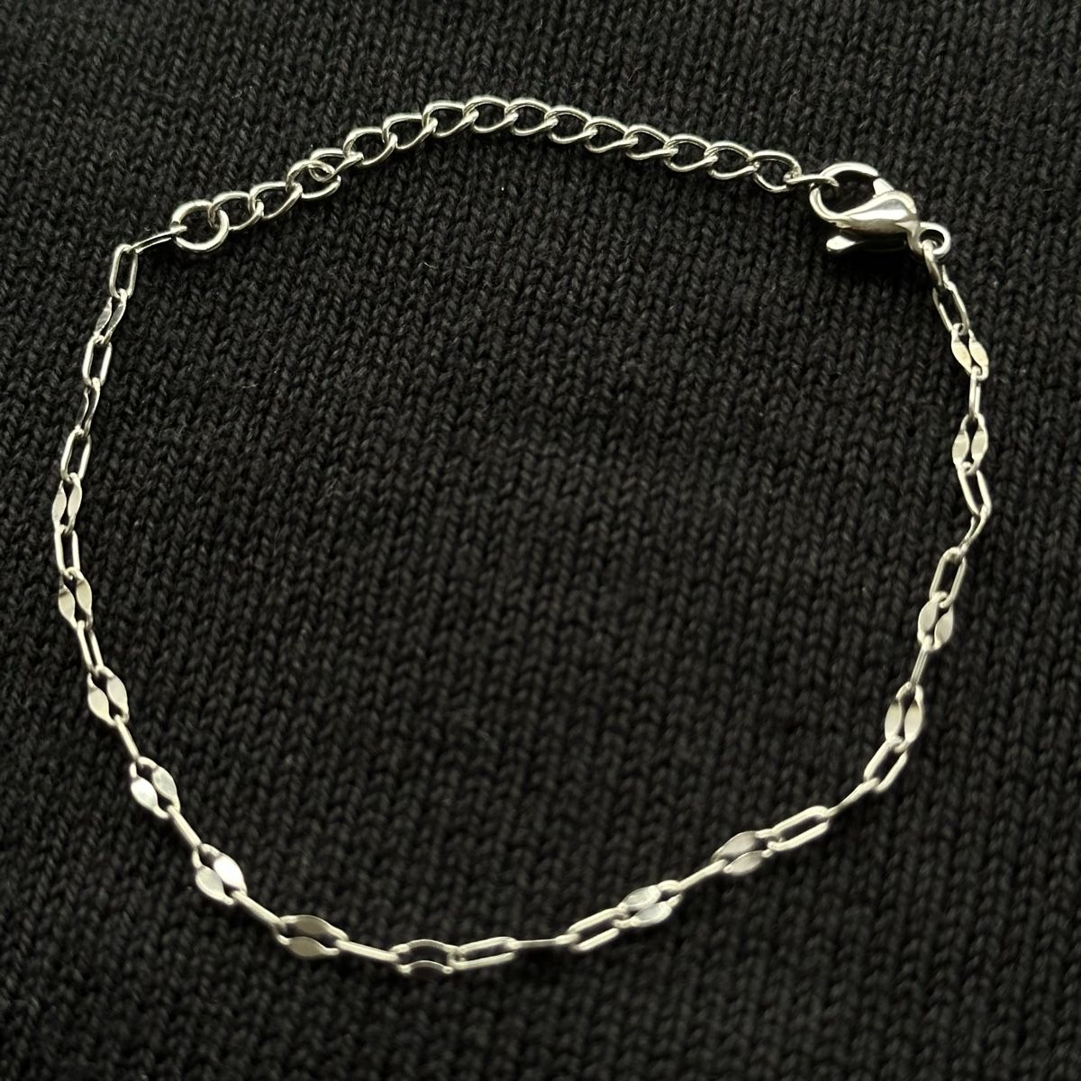 Bracciali & Braccialetti: Silberne Edelstahl Feine Armkette – Nuovo (secondo la descrizione) da Givisiez venduto da dor_xb9k 1