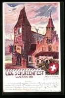 Luzern, Eidgenössisches Schützenfest 1