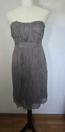 Esprit Kleid, trägerlos, Grau, Grösse 36 - perfekt!