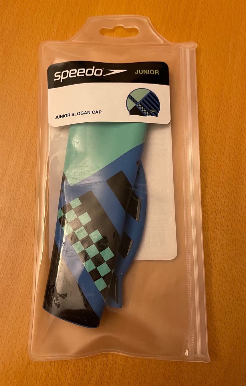 Costumi da bagno: Speeedo Junior-Slogan Kinder Badekappe Silikon bunt – Nuovo e nell'imballaggio originale da Basel venduto da Seifehuesli 2