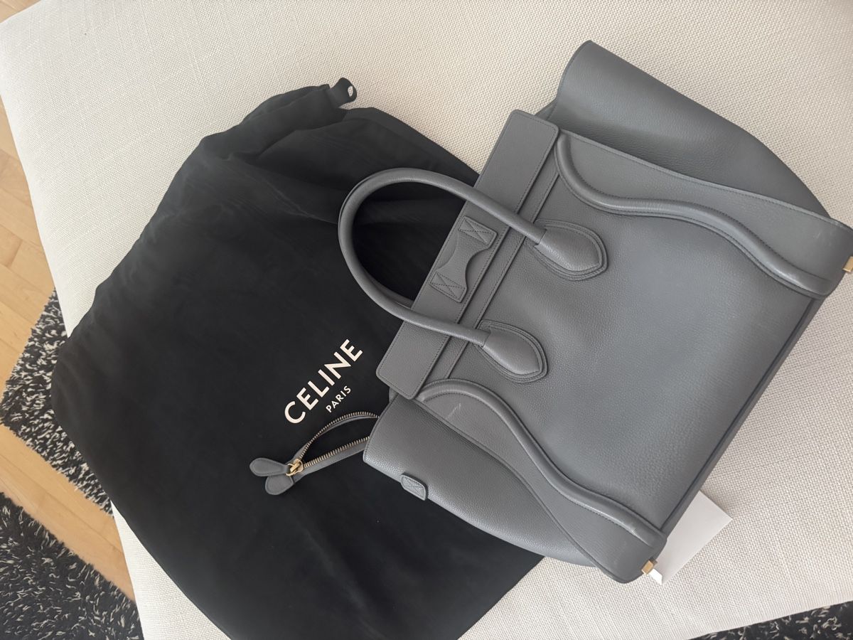 Celine Borse da donna: Tasche Celine Phantom, Mini stahlblau Leder, NEU – Nuovo (secondo la descrizione) da Oberwil BL venduto da cocopalm1068 5