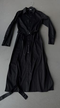 Mourjjan Black Tunika Dress Cotton XS New