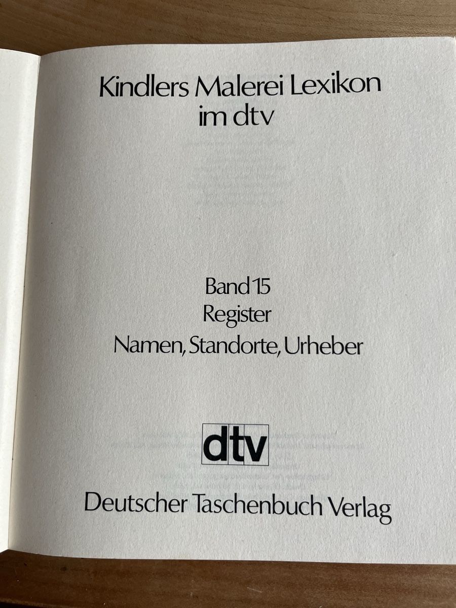 Bücher: Malerei-Lexikon – Gebraucht aus Hedingen von Nostalgi 1