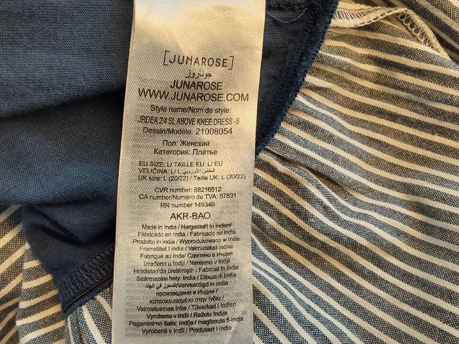 Vestiti: Kleid Junarose 46-48 blau – Nuovo (secondo la descrizione) da Köniz venduto da scopello12 7
