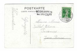 Stabstempel Weissenstein (Solothurn) 1913 lb