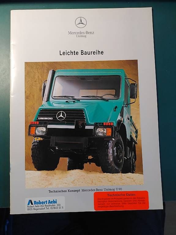 Mercedes-Benz Documenti: Unimog Prospekt – Usato da Kleindöttingen venduto da mat_5zw9