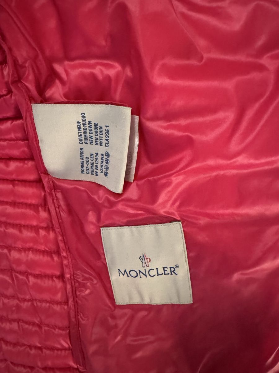 Moncler Giacche: Pink Moncler Quilted Down Jacket Gr.0 – Usato da Zürich venduto da llor.dell 2