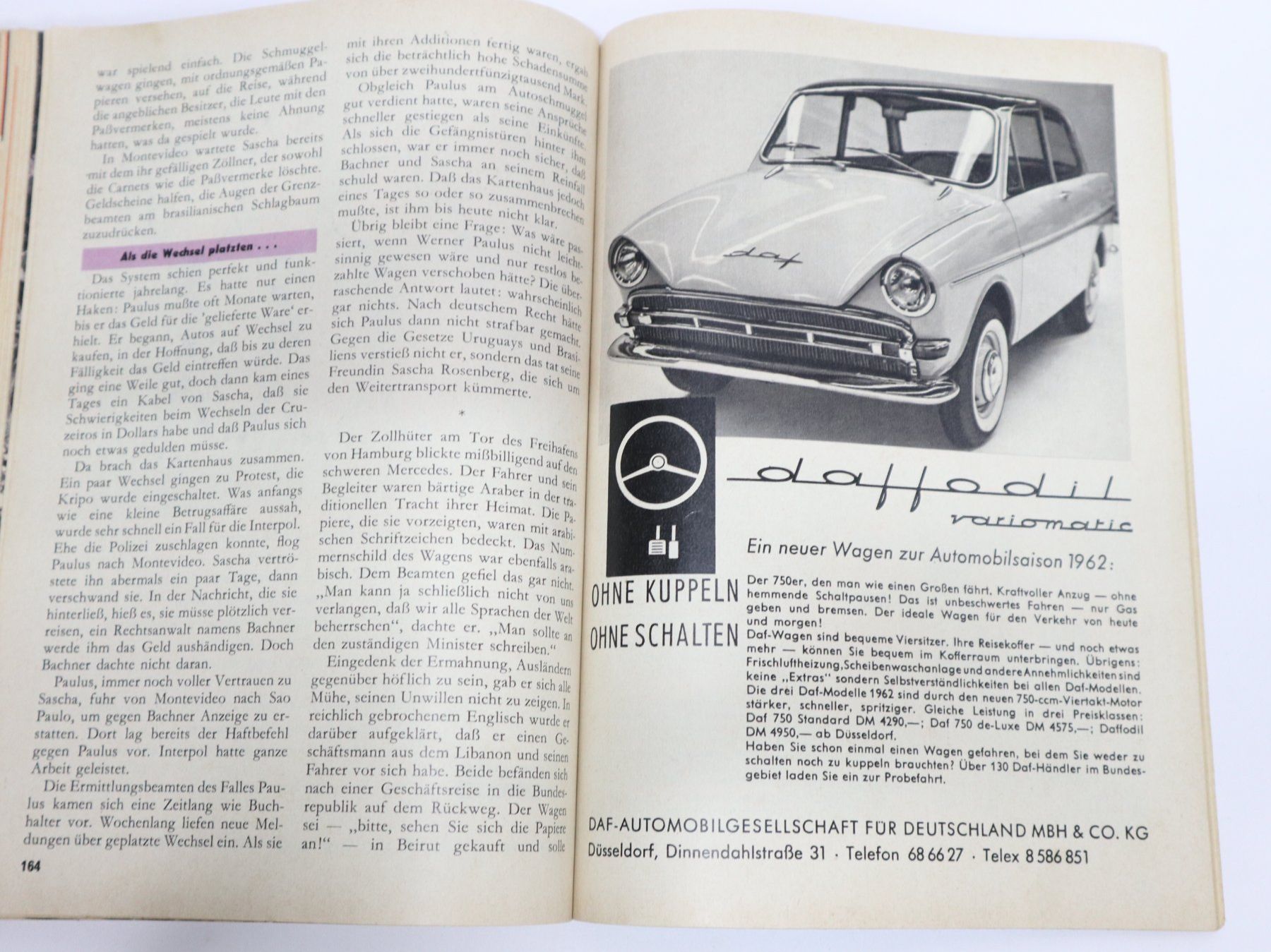 Riviste & Magazine: Hobby 1961 VW 1500, DAF, VW Karmann, Zündapp – Usato da Eschenbach SG venduto da Astalavista 7