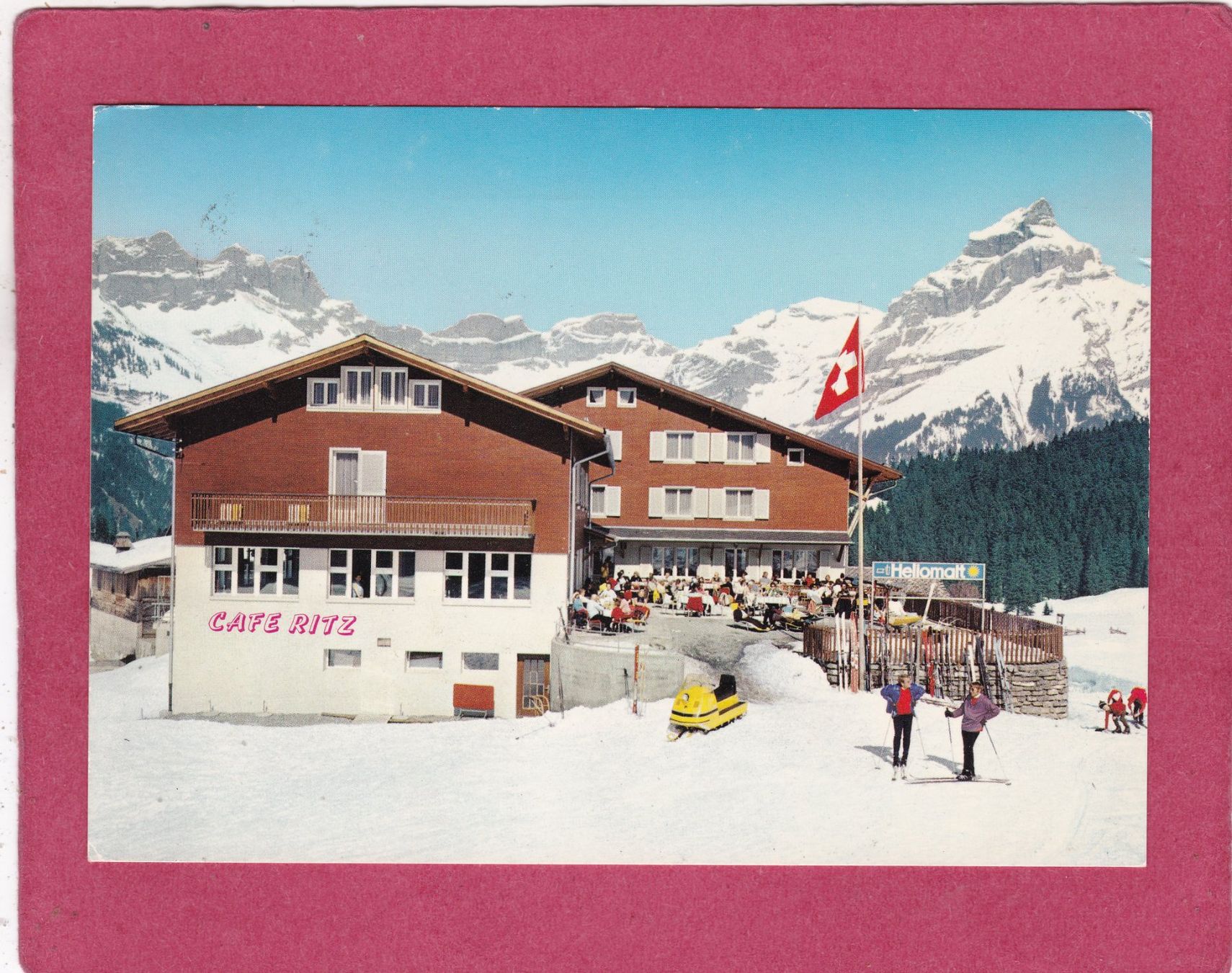 Ansichtskarten: Restaurant Gerschnialp ob Engelberg 1979 – Gebraucht aus Herisau von Lisegrat2008
