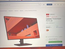 Lenovo T27hv-2/ 27 Zoll /USB-C Docking/Altstetten Zürich