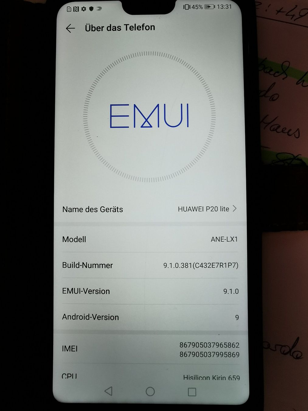 Huawei Handys / Smartphones: Huawei P20 lite – Gebraucht aus Filzbach von Sabenasi 3
