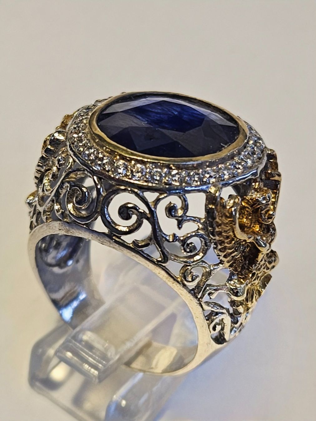 Anelli: Safir Fingerring – Nuovo (secondo la descrizione) da Zürich venduto da adriben 5
