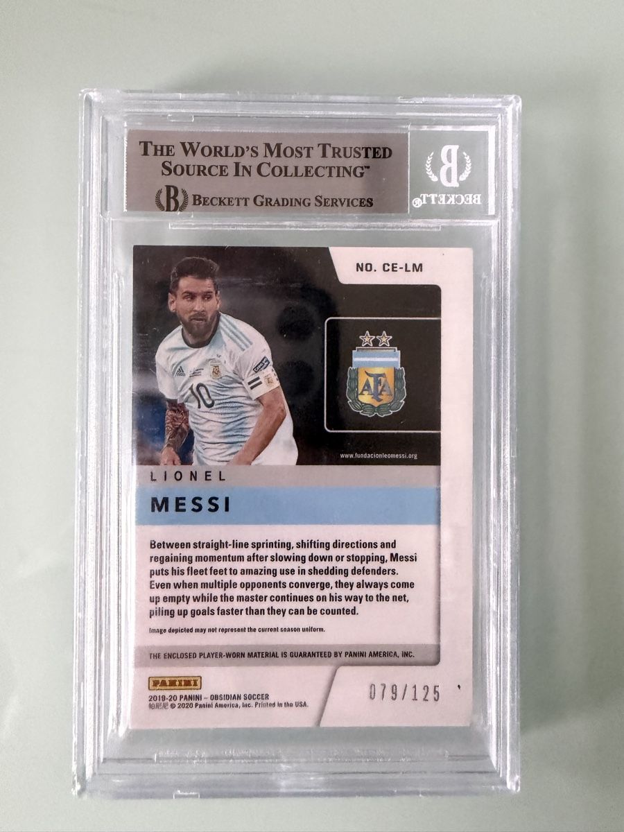 Panini Sammelbilder & Trading cards: Lionel Messi Cutting Edge Patch /125 Player Worn Patch BGS8 – Neu (gemäss Beschreibung) aus Grenchen von stefan_2099 1