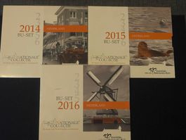 Niederlande 2014-2015-2016 3 offizielle Euro Kursmünzensätze