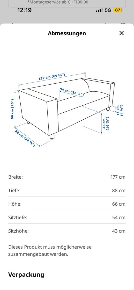Ikea Divani: Ikea Sofa KLIPPAN – Nuovo (secondo la descrizione) da Luzern venduto da Rxzime 2