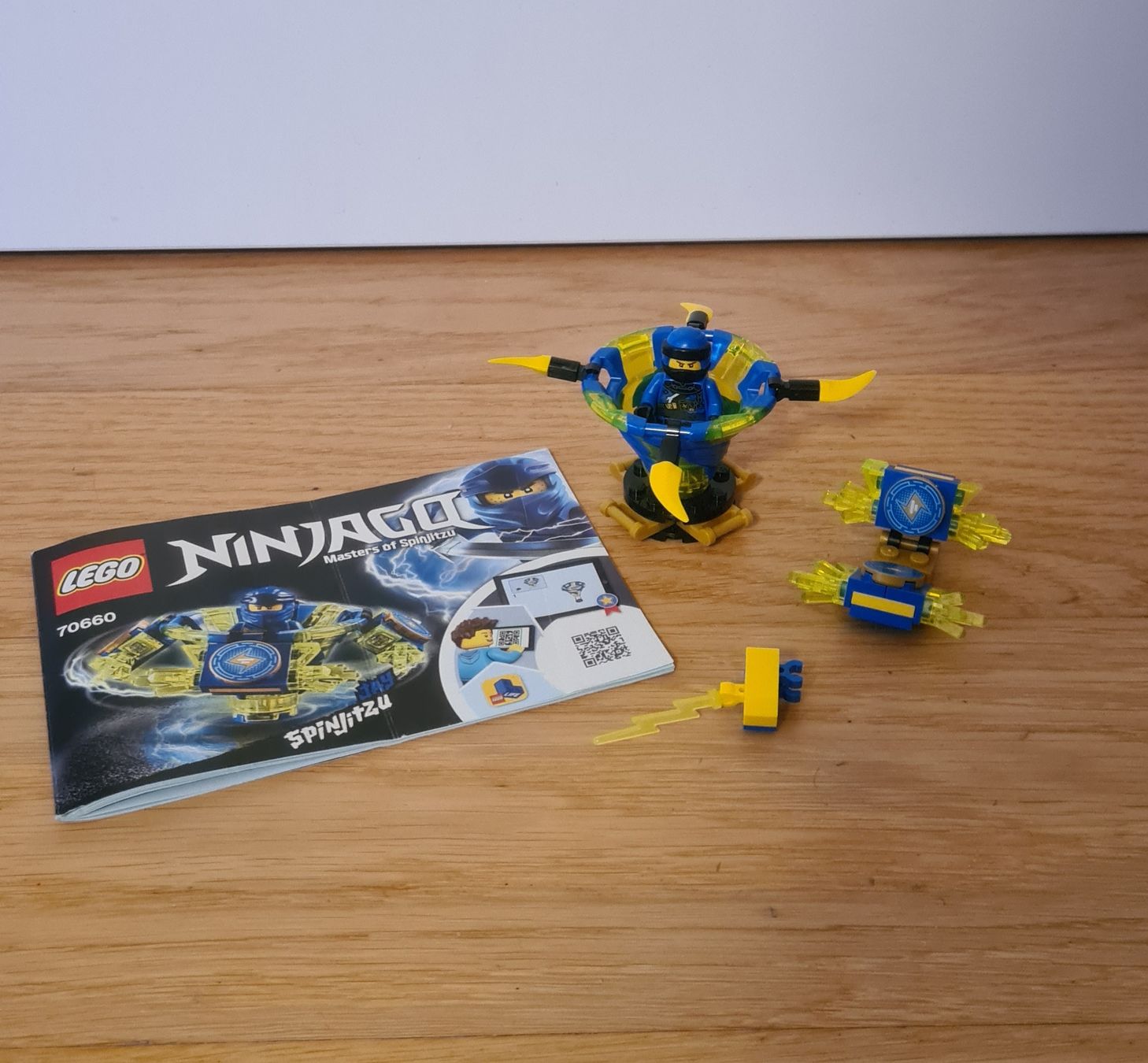 Lego Giocattoli: LEGO Ninjago Jay Spinner 70660 komplett – Usato da Zug venduto da sa.ho