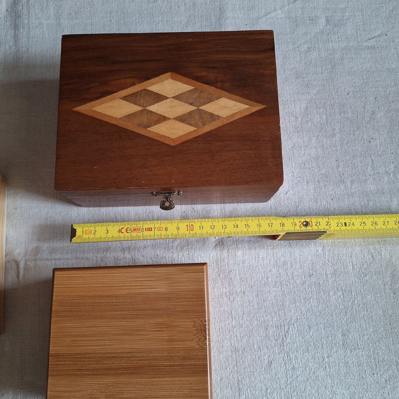 Tutte le decorazioni: Versand möglich! 3 verschiedene Holzschachteln – Usato da Winterthur venduto da Goldpipau 2