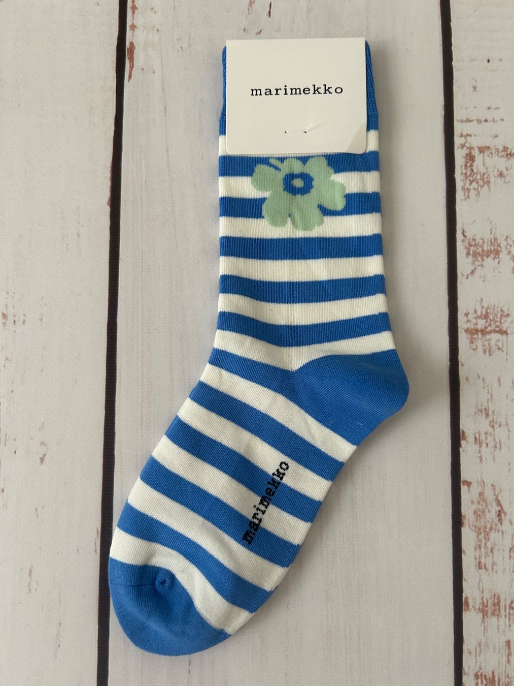 Socken: Socks with pop-up print flower Marimekko – Neu und originalverpackt aus Zürich von Ferienan 9