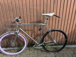 SIECH Citybike – Silber – mit Korb