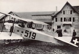 RARITÄT Häfeli DH-3 Kurier Repro Militärpost Gedenkflug 1969