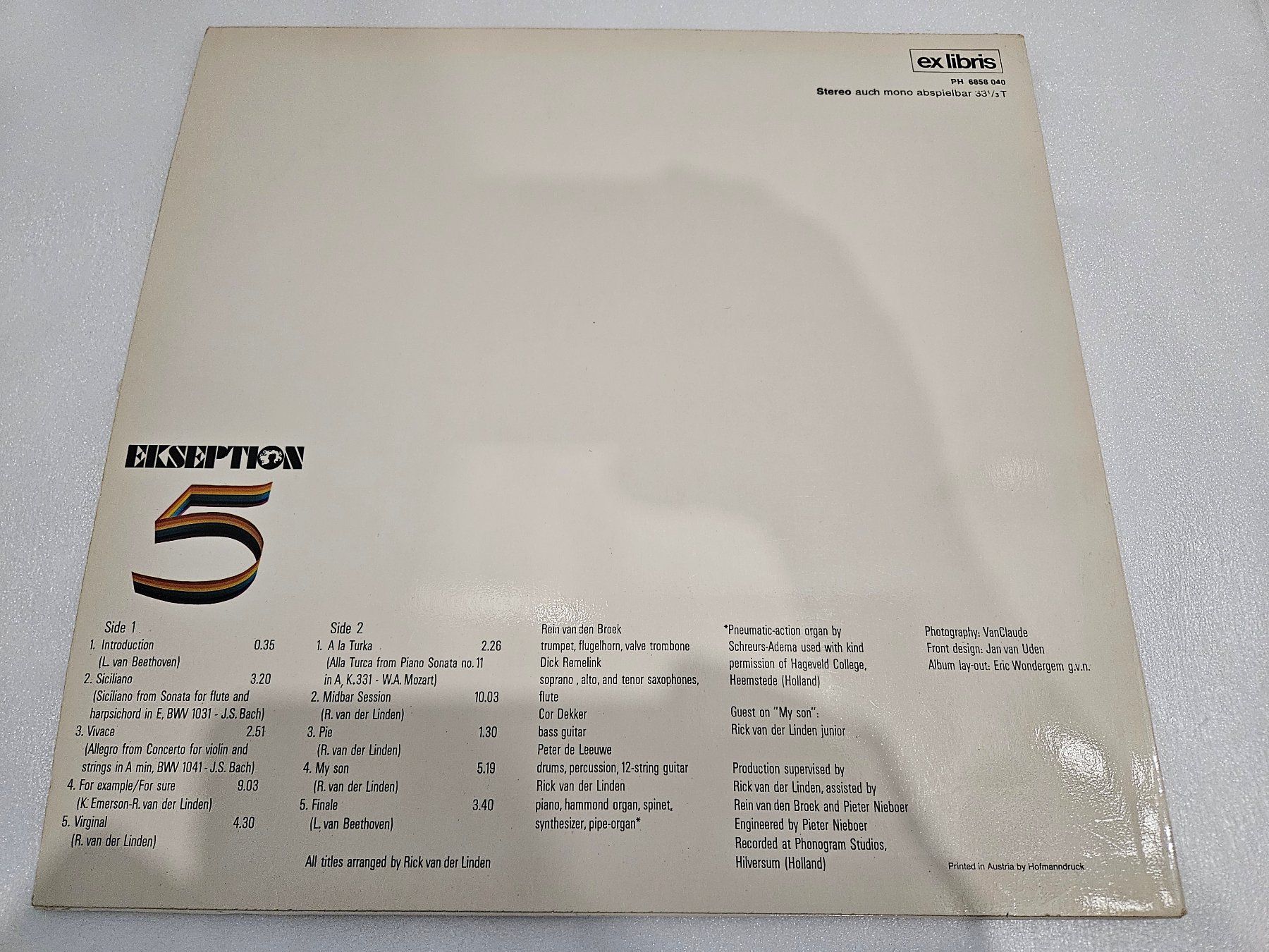Schallplatten: Ekseption – 5 (LP, Rock) – Gebraucht aus Uster von Vinyl-Leidenschaft 1
