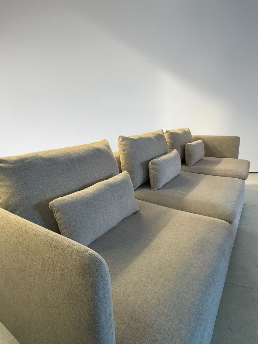 Sofas: Ecksofa Pasatell-Silber mit Gratis Lieferung – D'occasion à Fehraltorf par Sofalab.swiss 4