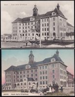 Basel: Isaak Iselin Schulhaus 1910, die ersten Schülerinnen