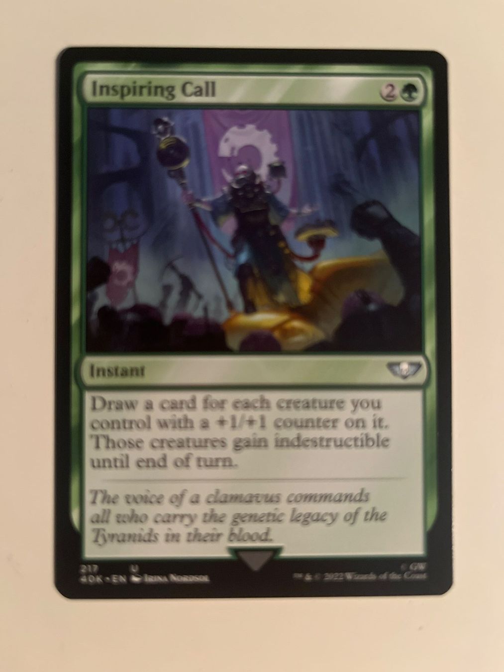 Magic The Gathering Carte collezionabili: 1 x Inspiring Call - Magic: The Gathering - MtG – Usato da Kriens venduto da Shadi1980