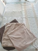 Dekoset Kissen Tischsets Tischläufer Beige Kombiset