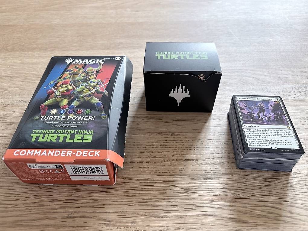 Magic The Gathering Sammelbilder & Trading cards: Magic, Ninja Turtles, Commander-Deck, Deutsch – Gebraucht aus Biel/Bienne von ssteini